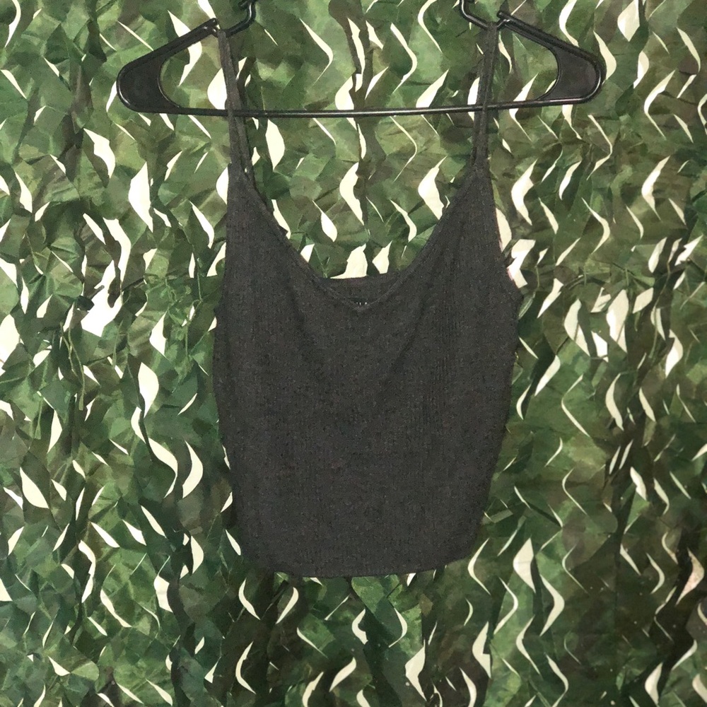 Black Women's Cropped Tank